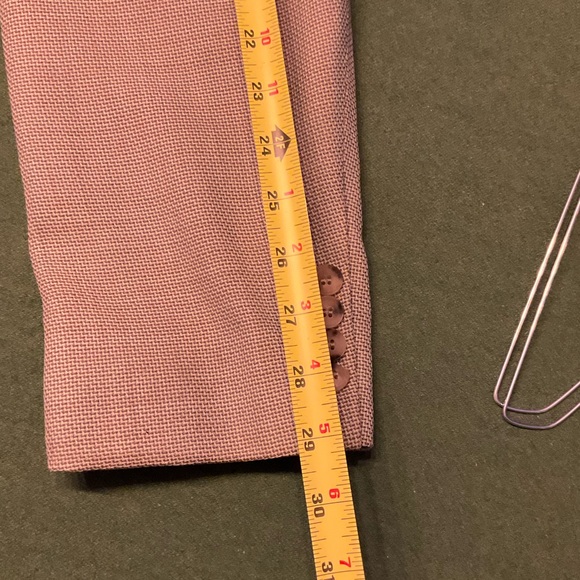 Hugo Boss Mens White Beige Textured Blazer Vintage 80s Made in Italy 48L - Picture 10 of 11